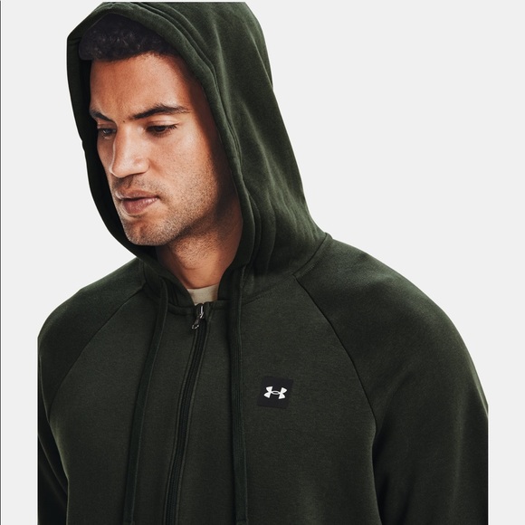 Men's UA Rival Fleece Full Zip Hoodie - Picture 3 of 9
